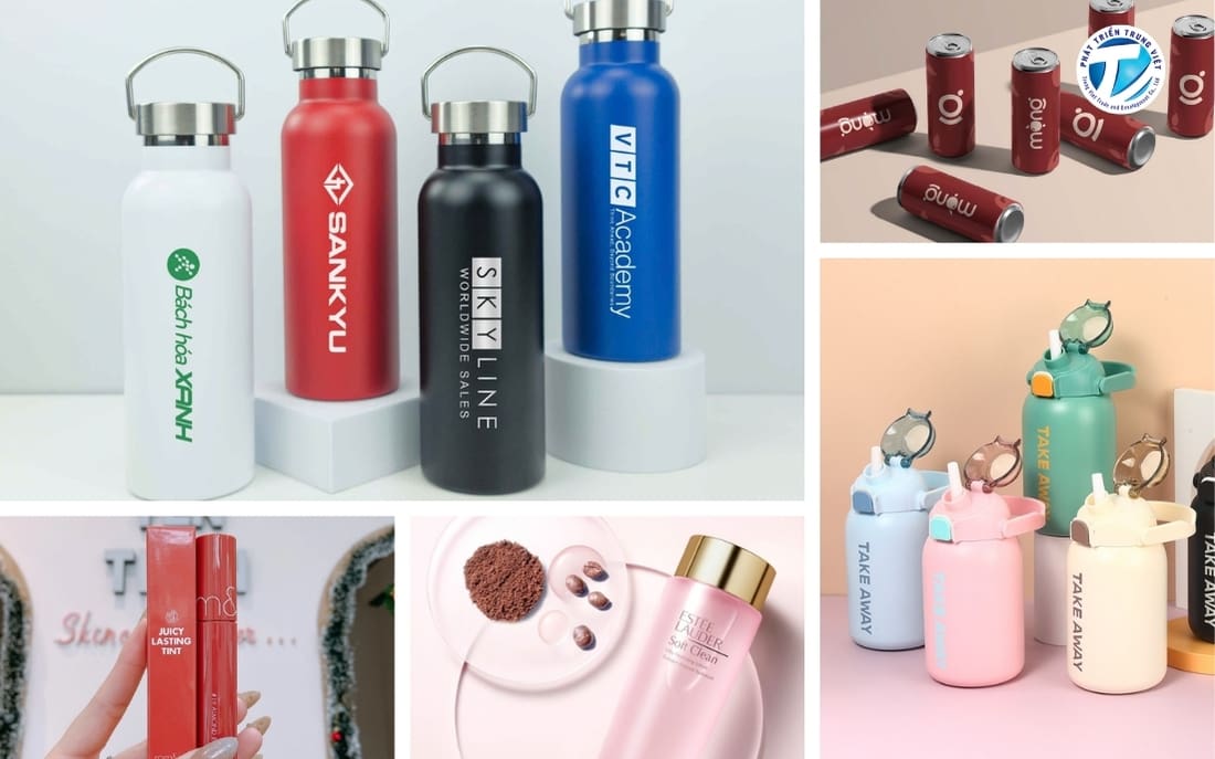 Ứng dụng thực tế của máy in UV trụ tròn